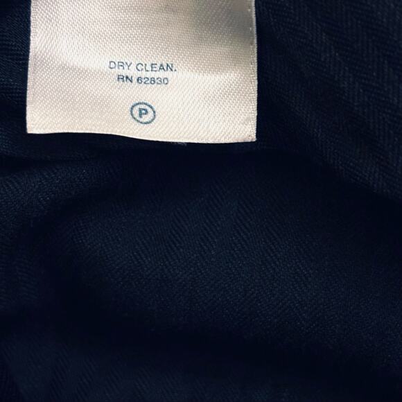 Lands' End Men's 100% Wool Traditional Pants  Navy Blue Size 36 - Picture 3 of 7